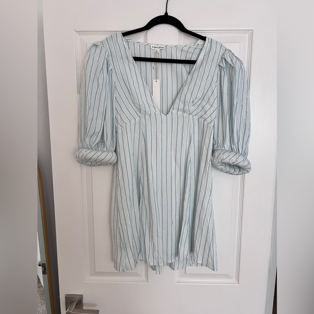 Love and Lemons Gurl Blue strap Pettit dress